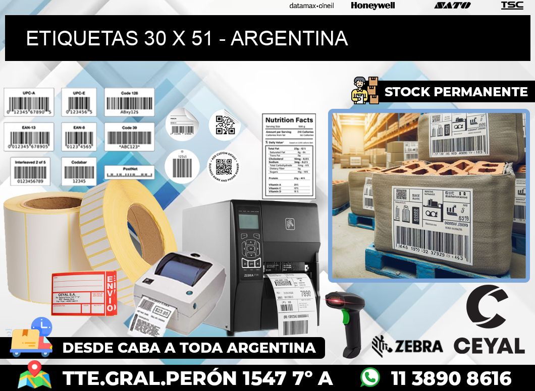 ETIQUETAS 30 x 51 – ARGENTINA