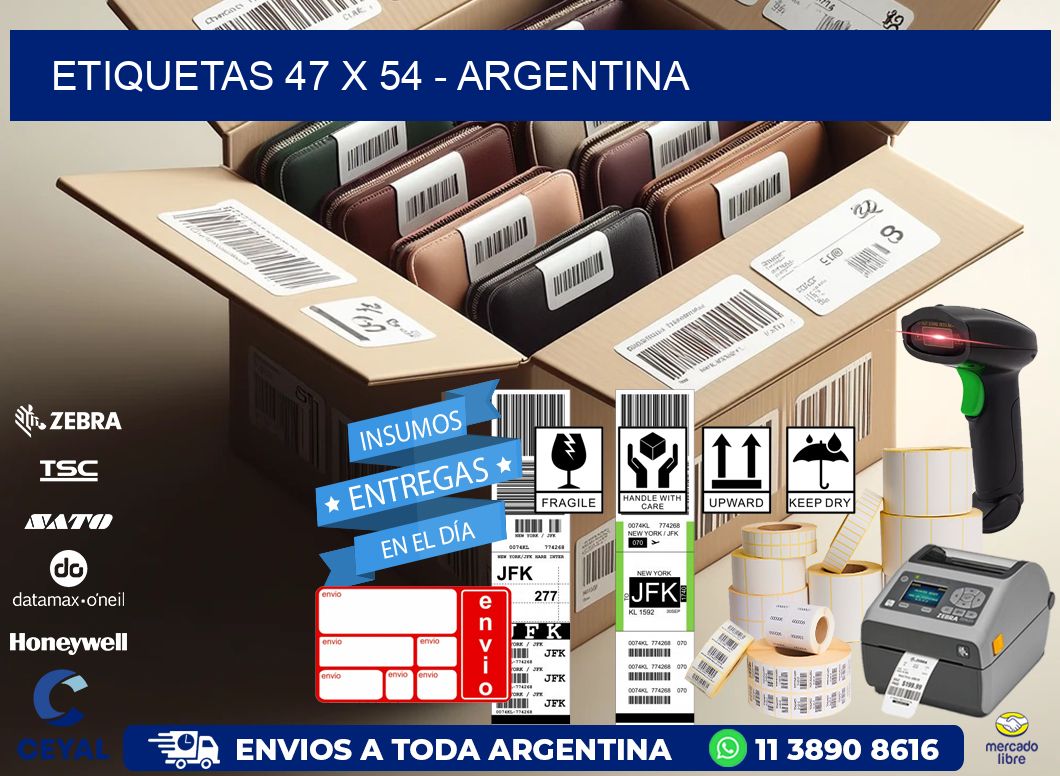 ETIQUETAS 47 x 54 - ARGENTINA