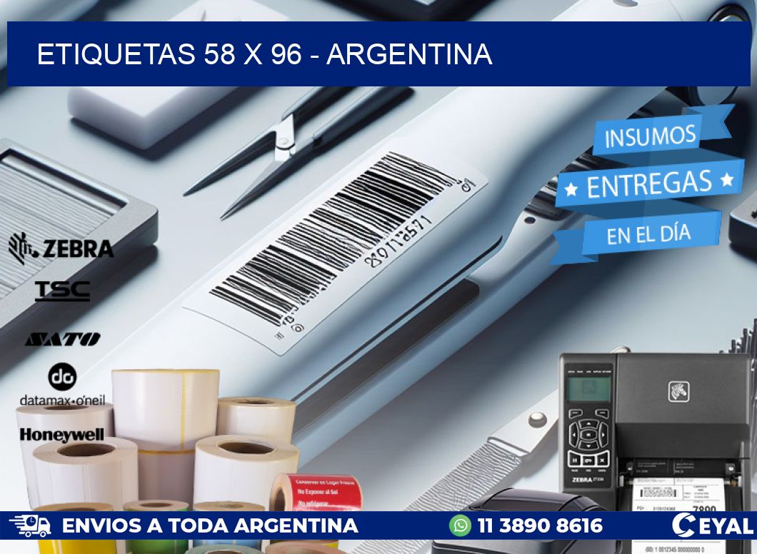 ETIQUETAS 58 x 96 - ARGENTINA