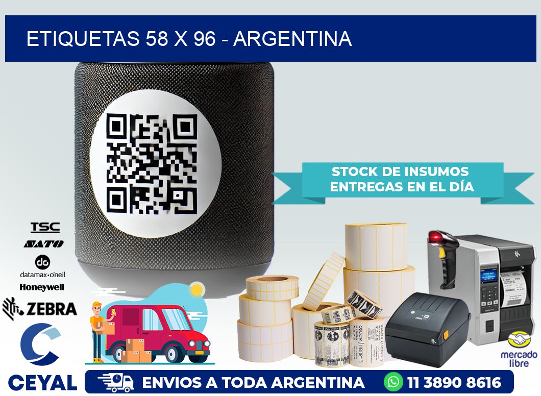 ETIQUETAS 58 x 96 – ARGENTINA