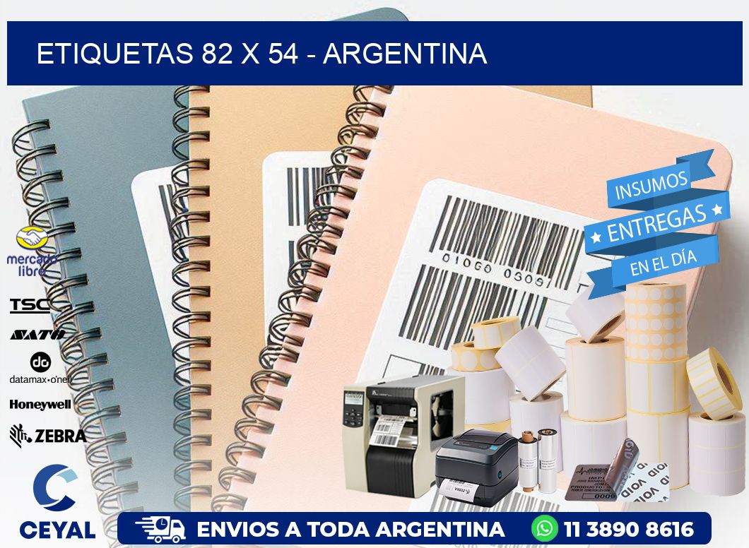 ETIQUETAS 82 x 54 - ARGENTINA