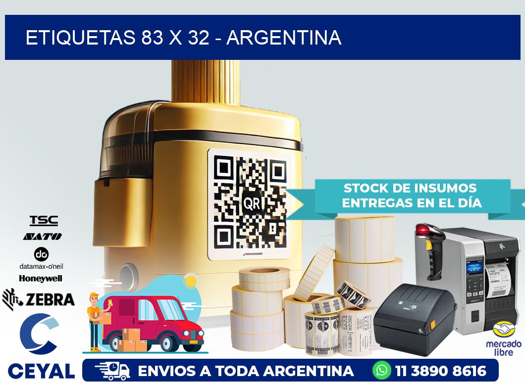 ETIQUETAS 83 x 32 – ARGENTINA