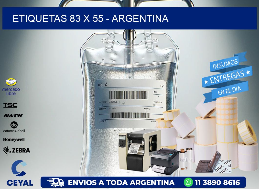 ETIQUETAS 83 x 55 – ARGENTINA