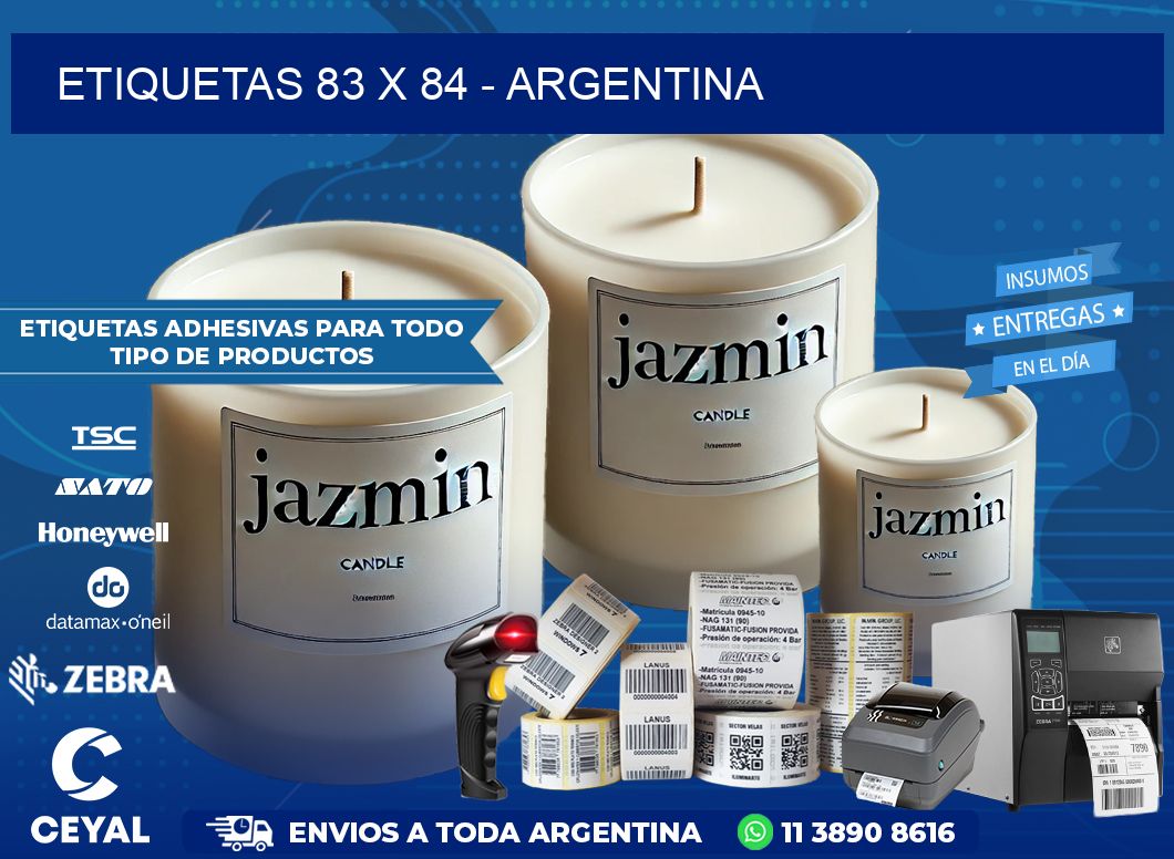 ETIQUETAS 83 x 84 – ARGENTINA