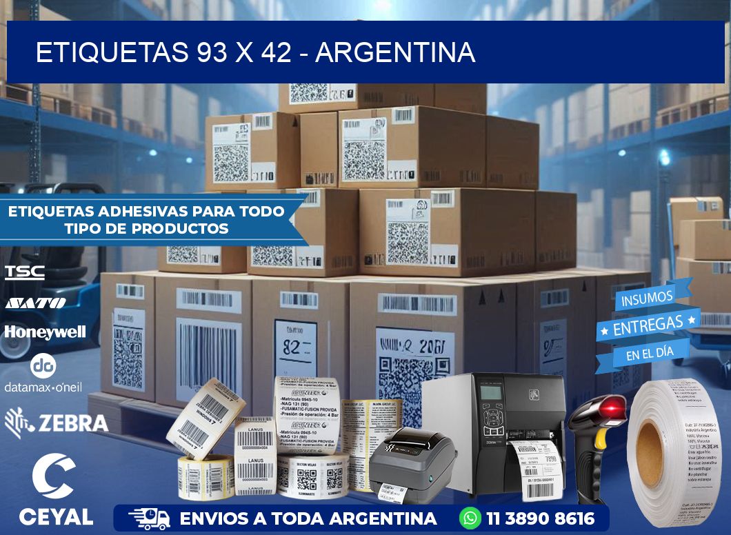 ETIQUETAS 93 x 42 – ARGENTINA