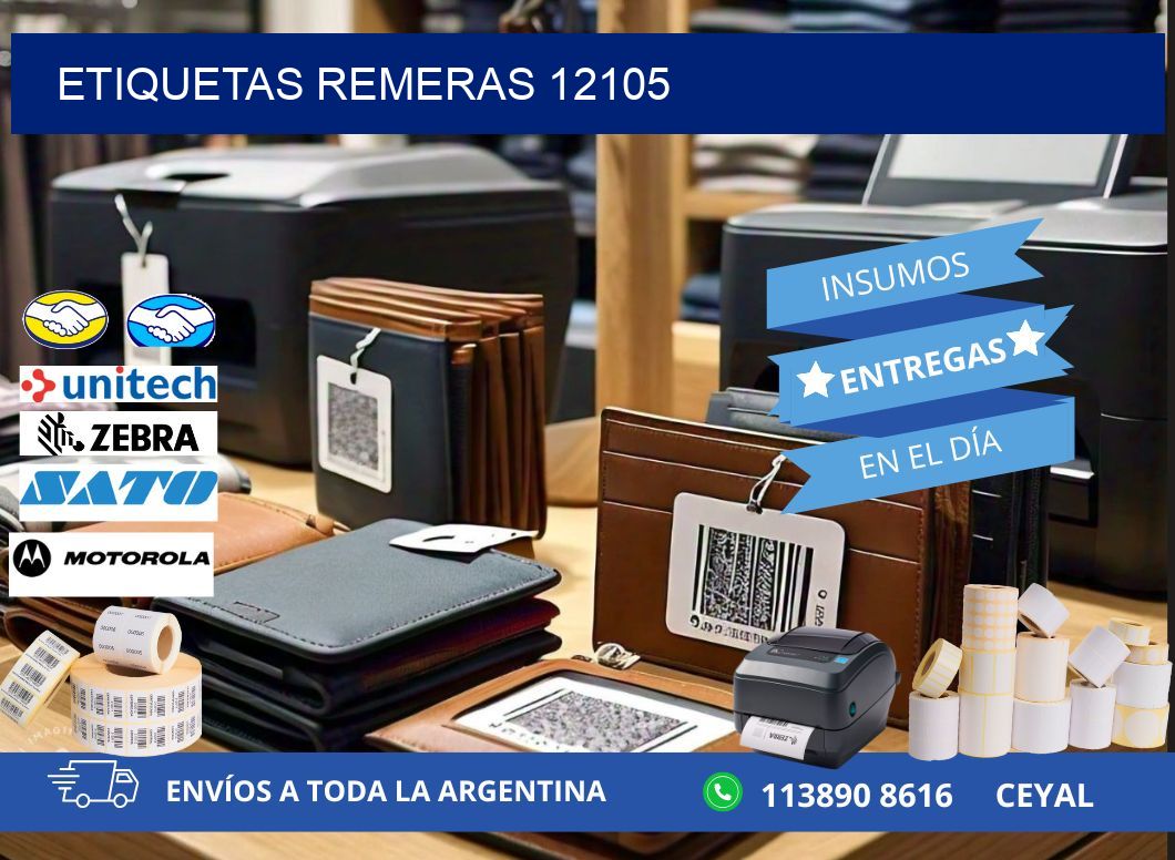 ETIQUETAS REMERAS 12105