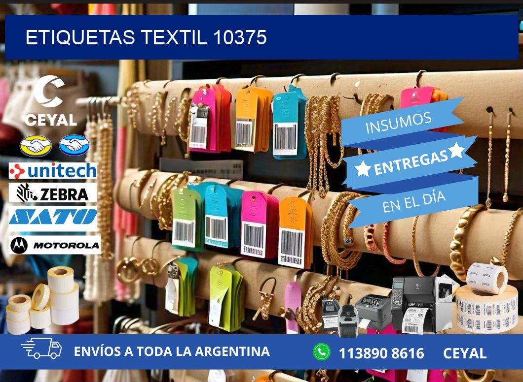 ETIQUETAS TEXTIL 10375