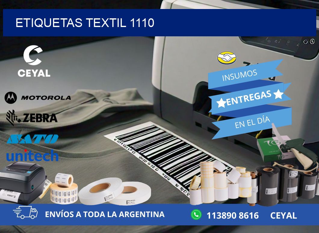 ETIQUETAS TEXTIL 1110
