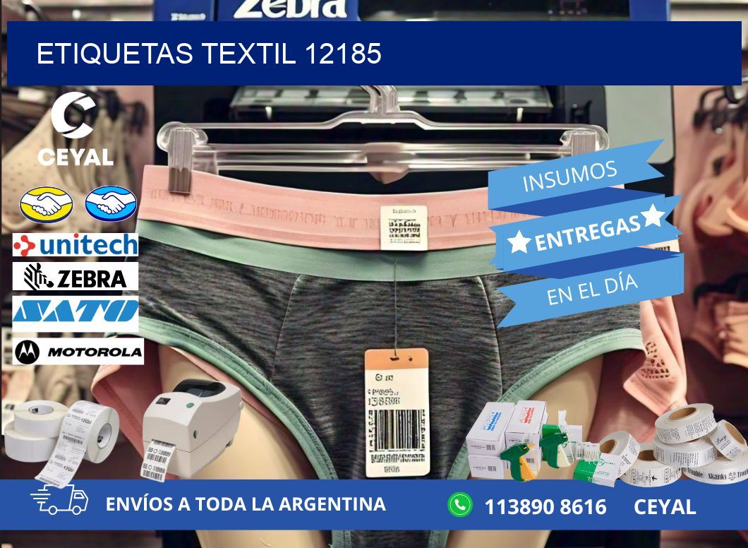 ETIQUETAS TEXTIL 12185