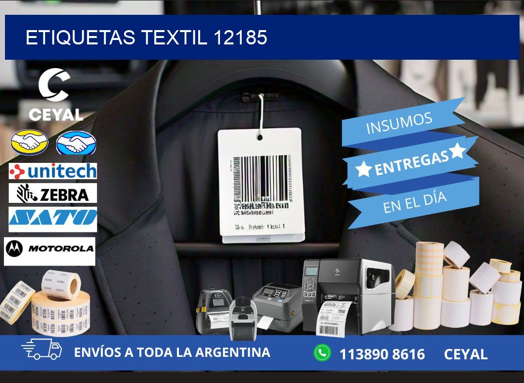 ETIQUETAS TEXTIL 12185