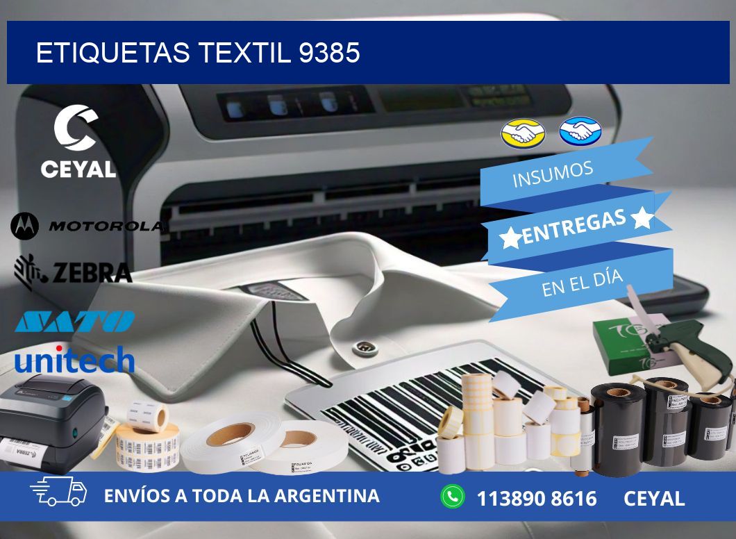 ETIQUETAS TEXTIL 9385