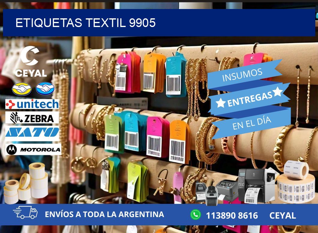 ETIQUETAS TEXTIL 9905