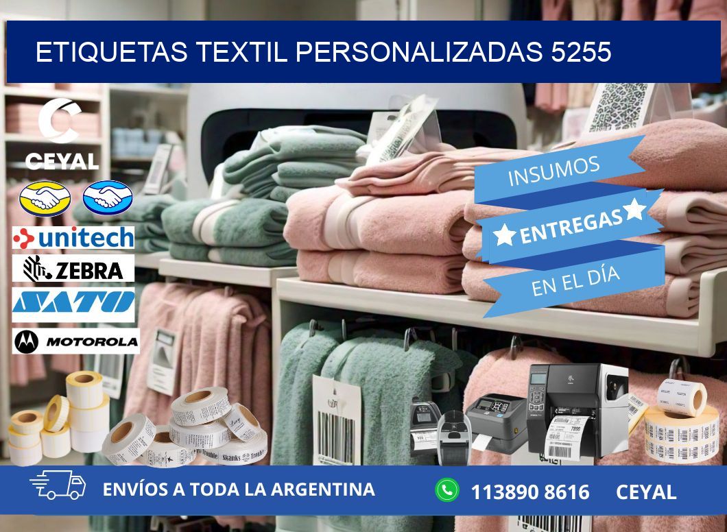 ETIQUETAS TEXTIL PERSONALIZADAS 5255