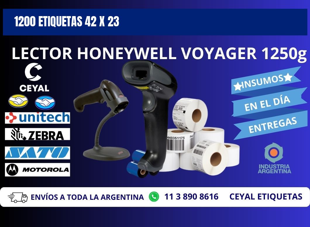 1200 ETIQUETAS 42 x 23
