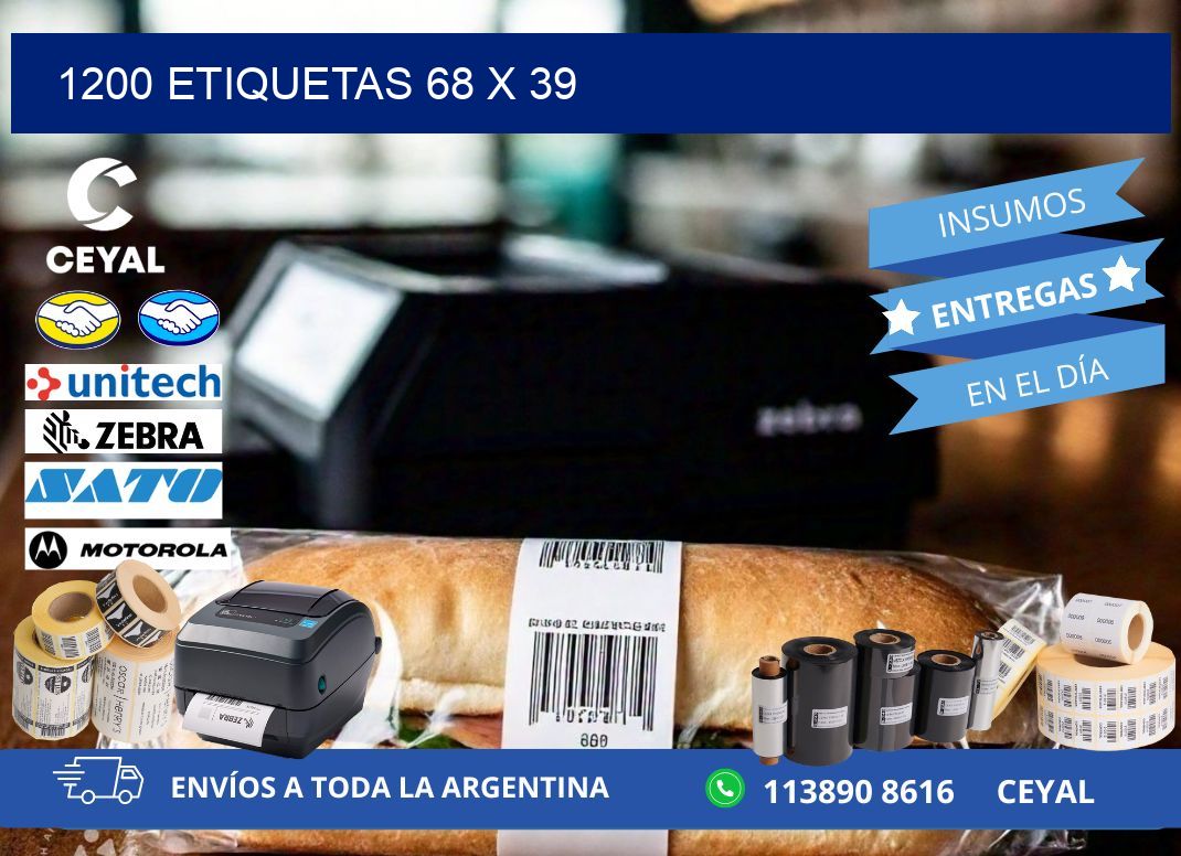 1200 ETIQUETAS 68 x 39