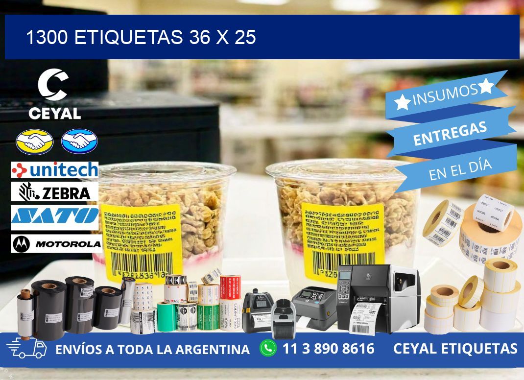 1300 ETIQUETAS 36 x 25