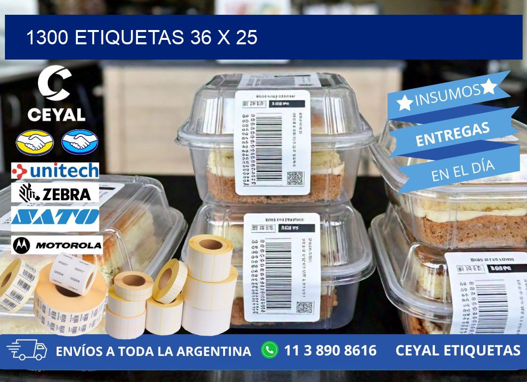 1300 ETIQUETAS 36 x 25