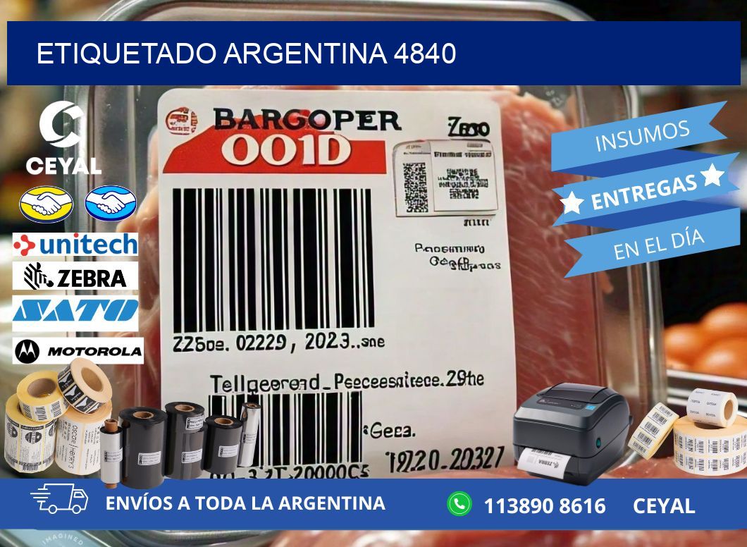 ETIQUETADO ARGENTINA 4840