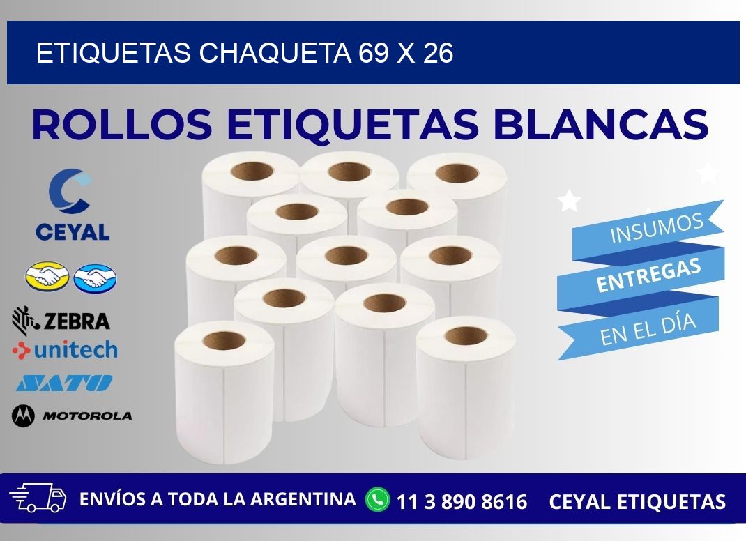 ETIQUETAS CHAQUETA 69 x 26