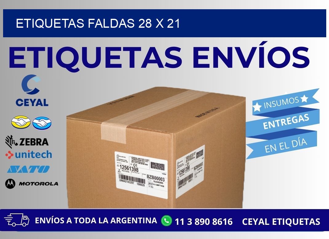 ETIQUETAS FALDAS 28 x 21