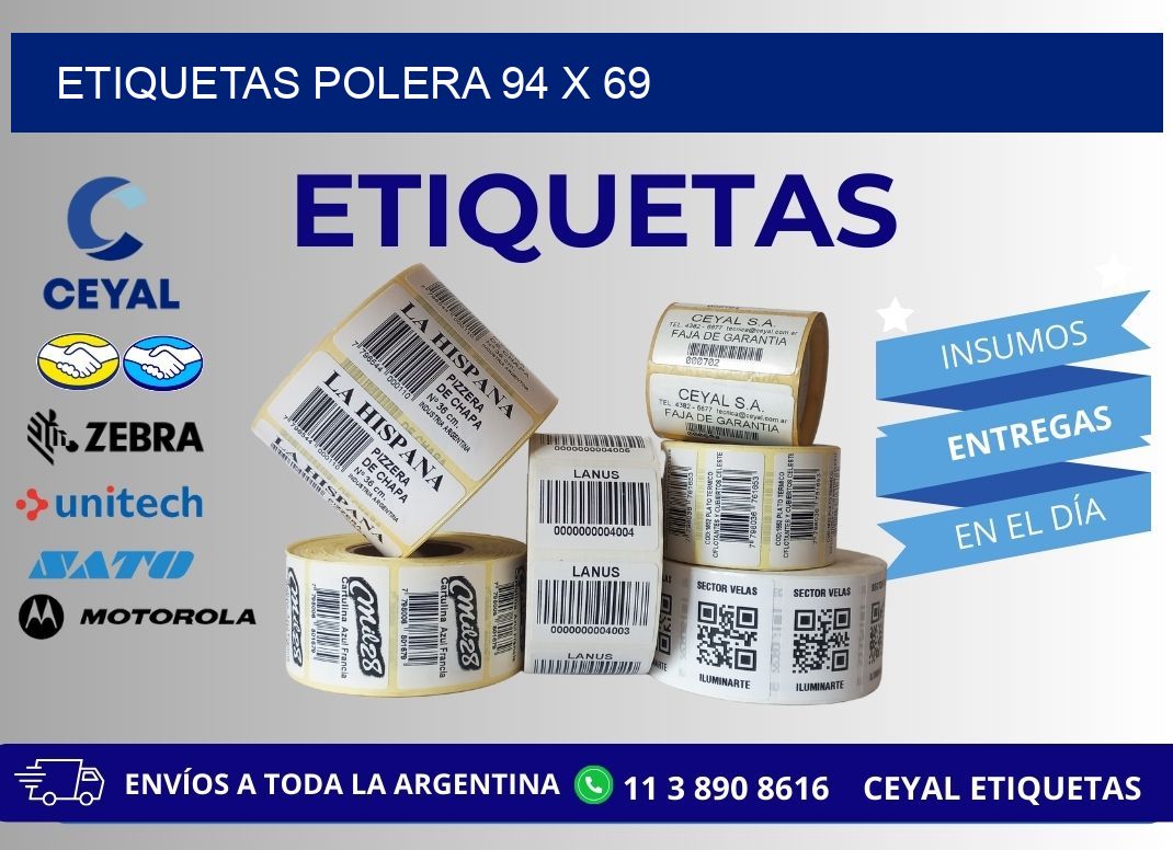 ETIQUETAS POLERA 94 x 69