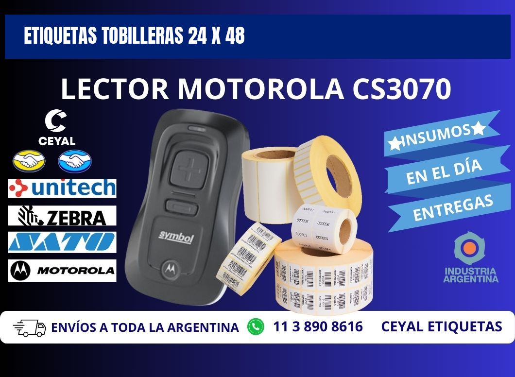 ETIQUETAS TOBILLERAS 24 x 48