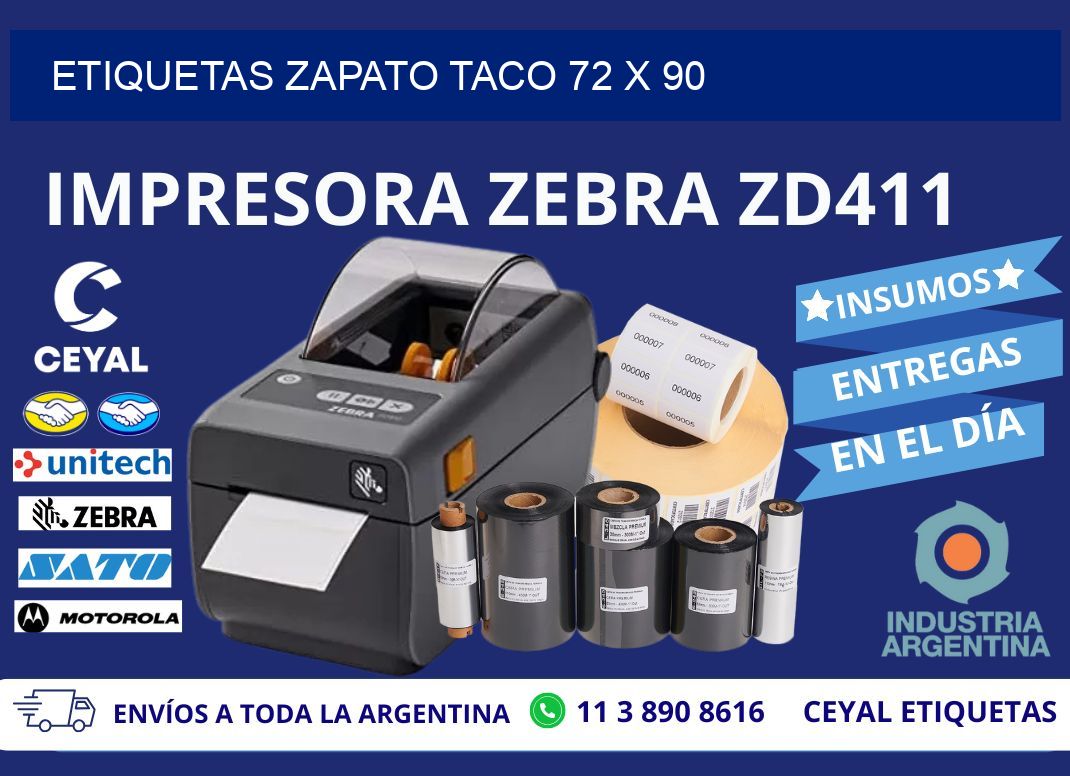 ETIQUETAS ZAPATO TACO 72 x 90