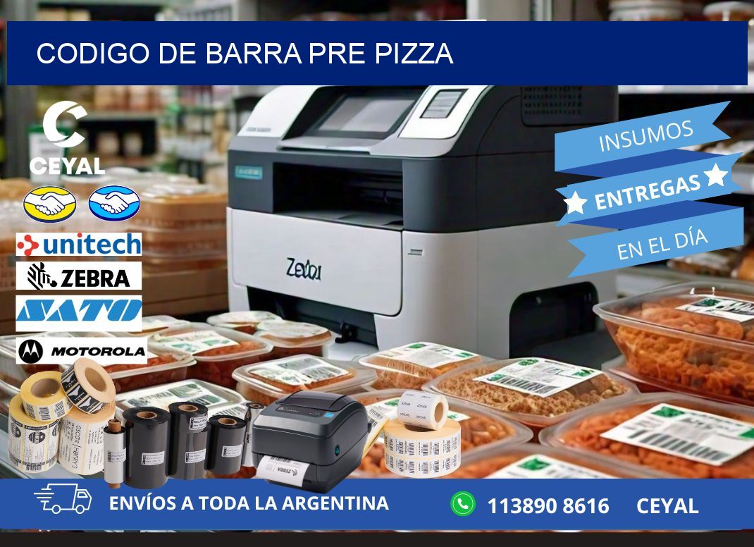 codigo de barra PRE PIZZA