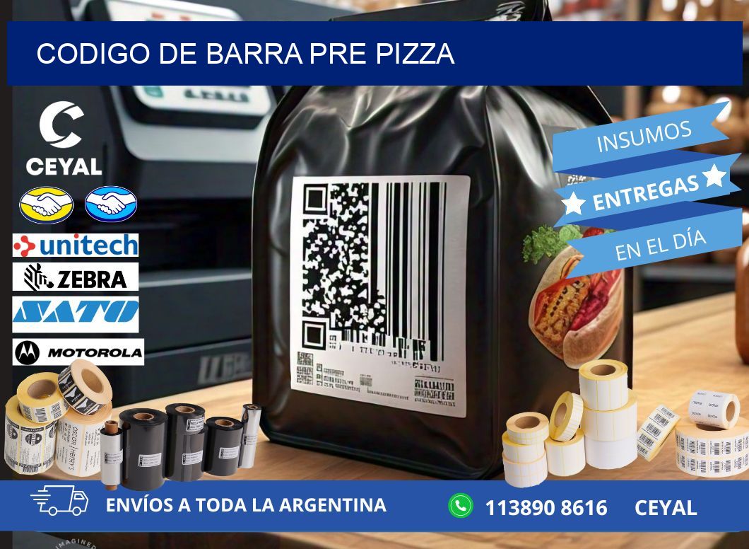 codigo de barra PRE PIZZA