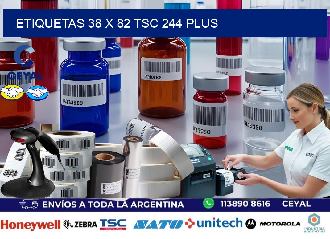 ETIQUETAS 38 x 82 TSC 244 PLUS