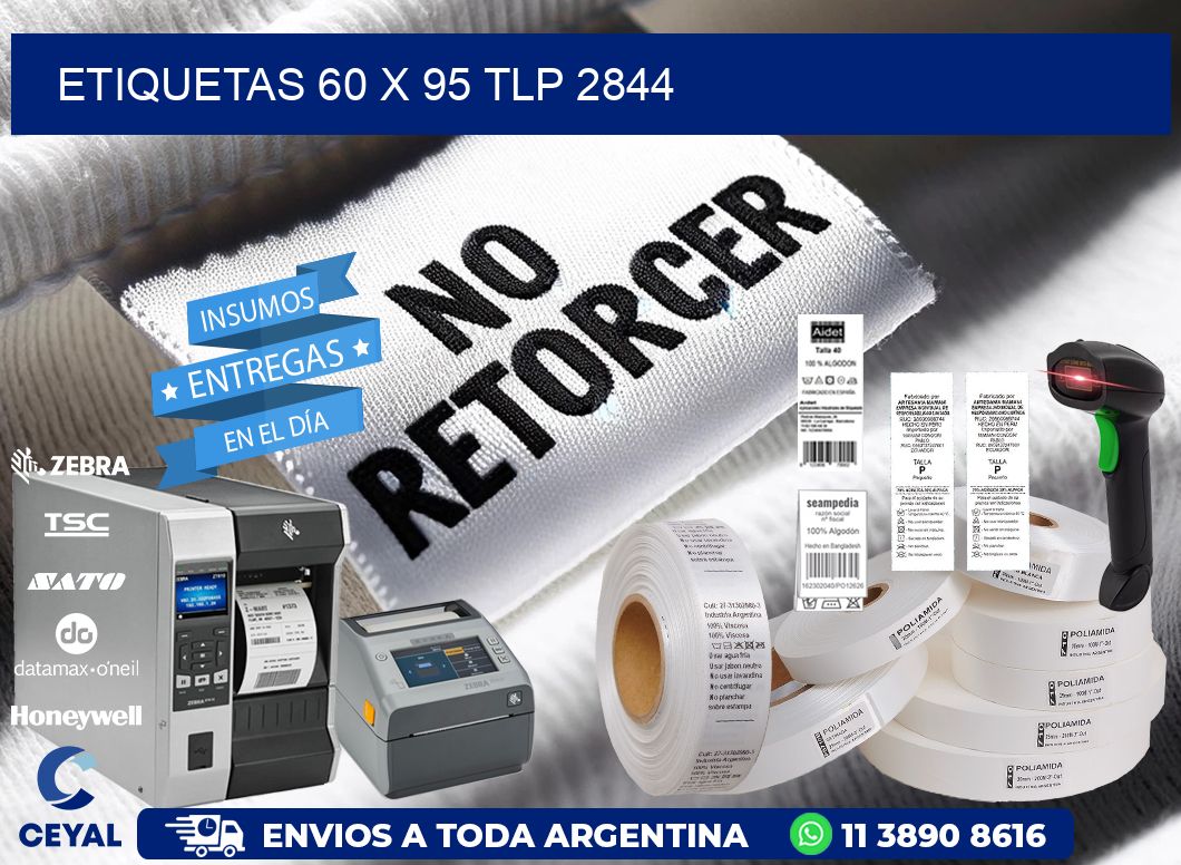 ETIQUETAS 60 x 95 TLP 2844