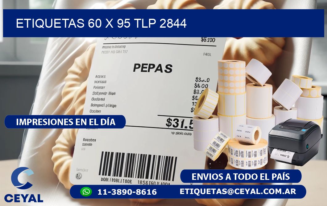 ETIQUETAS 60 x 95 TLP 2844