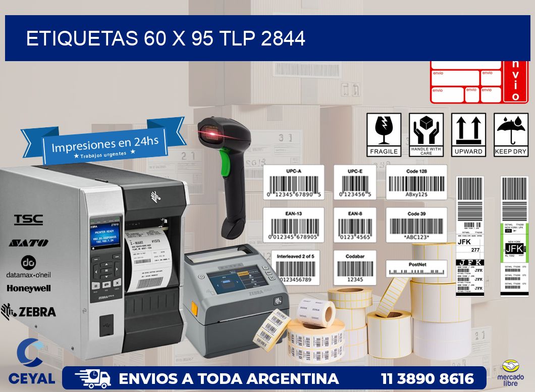 ETIQUETAS 60 x 95 TLP 2844