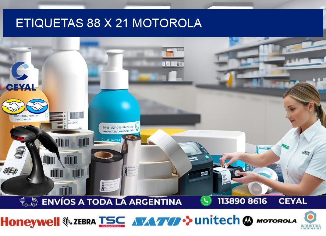 ETIQUETAS 88 x 21 MOTOROLA