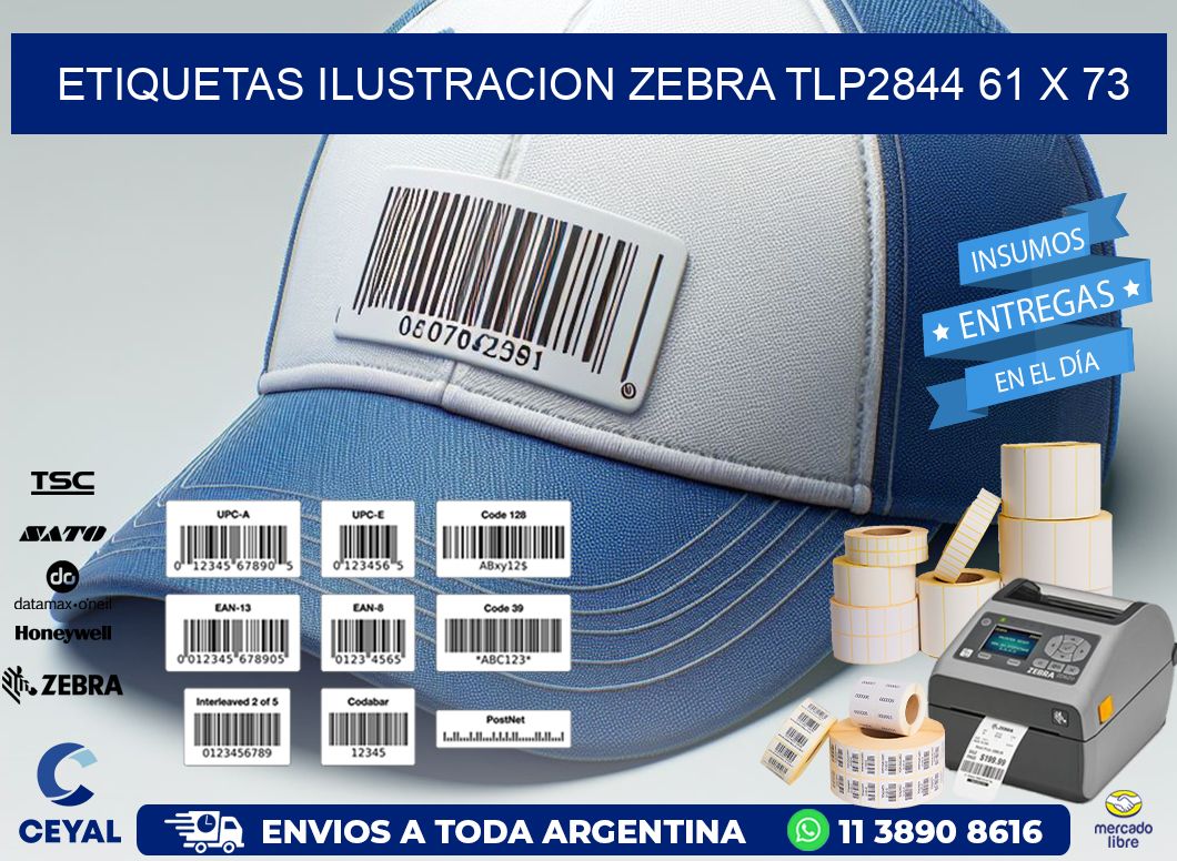 ETIQUETAS ILUSTRACION ZEBRA TLP2844 61 x 73
