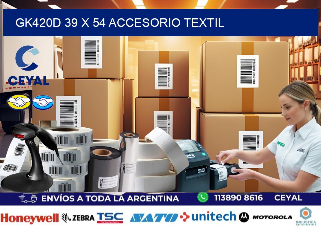 GK420D 39 x 54 ACCESORIO TEXTIL