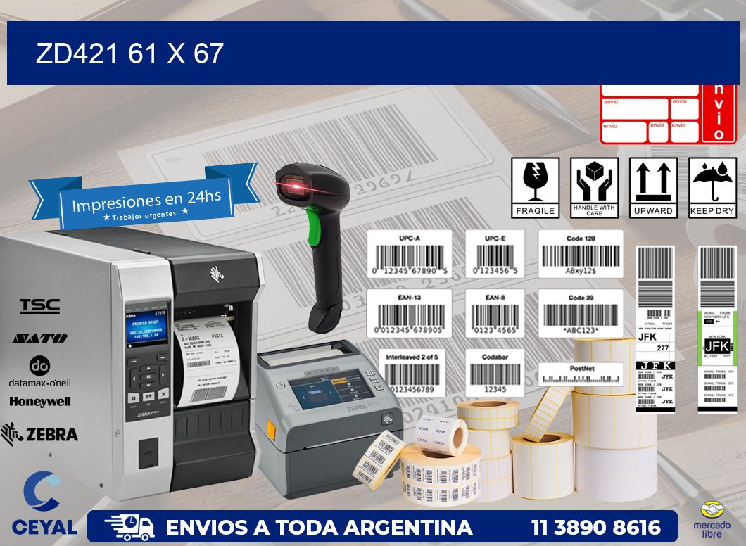 ZD421 61 x 67