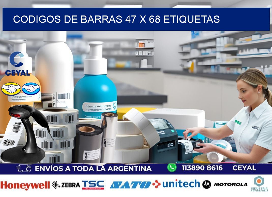 codigos de barras 47 x 68 etiquetas