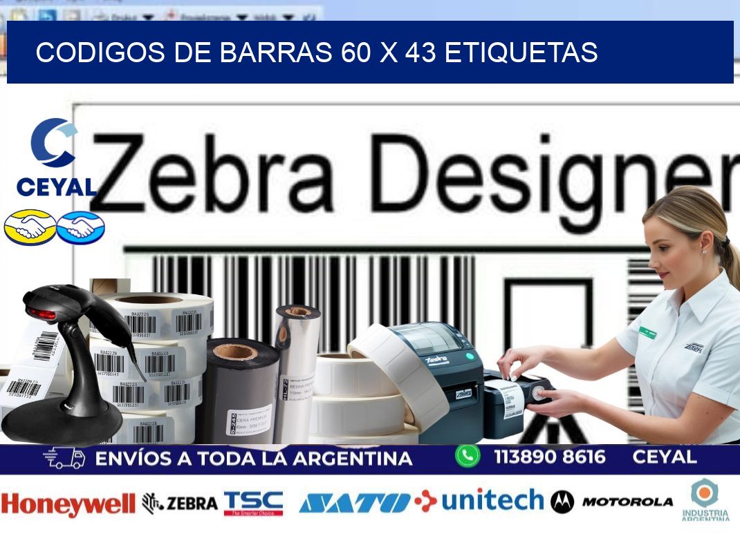 codigos de barras 60 x 43 etiquetas