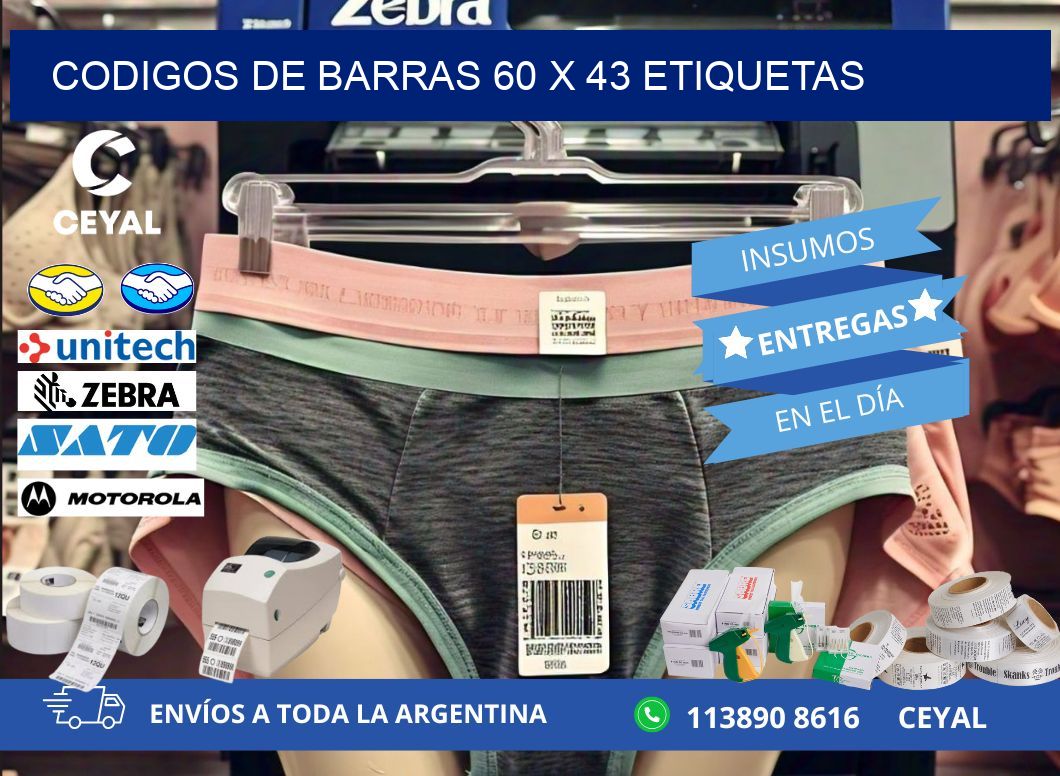 codigos de barras 60 x 43 etiquetas