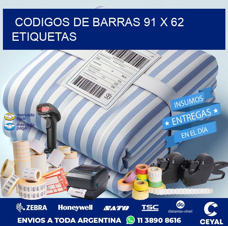 codigos de barras 91 x 62 etiquetas