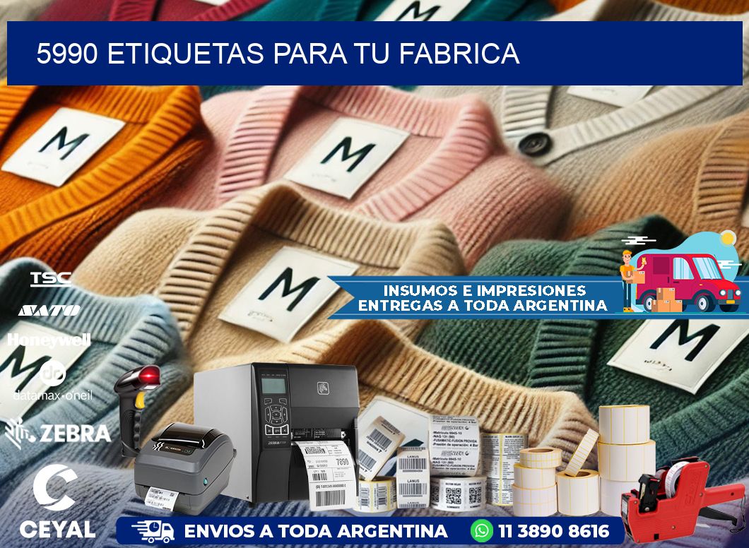 5990 etiquetas para tu fabrica