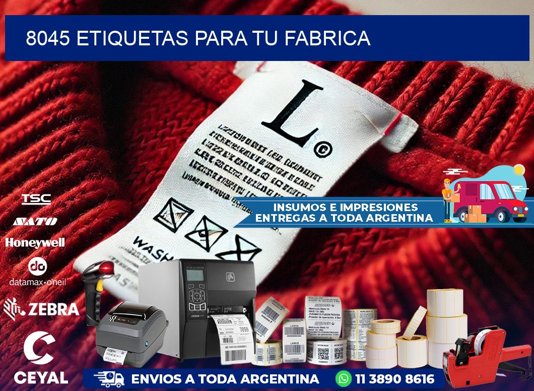 8045 etiquetas para tu fabrica