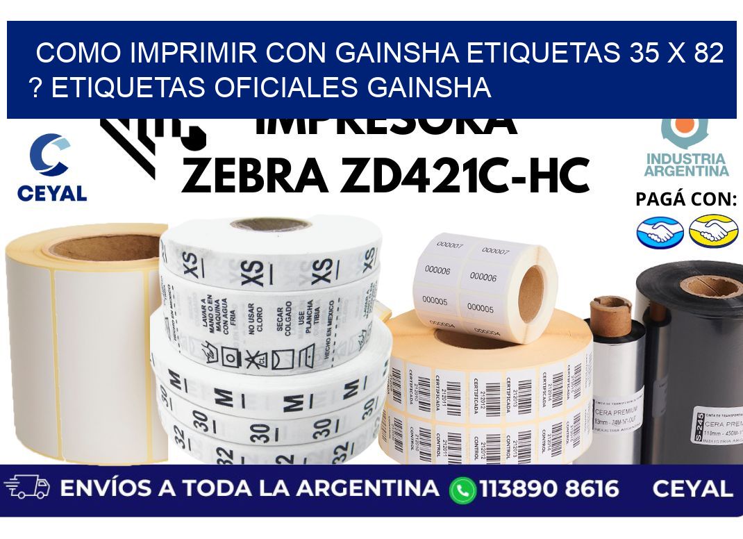 como imprimir con gainsha etiquetas 35 x 82 ? etiquetas oficiales gainsha