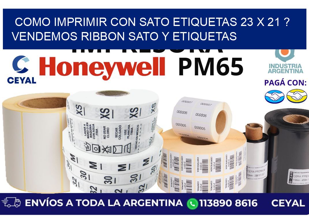 como imprimir con sato etiquetas 23 x 21 ? vendemos ribbon sato y etiquetas