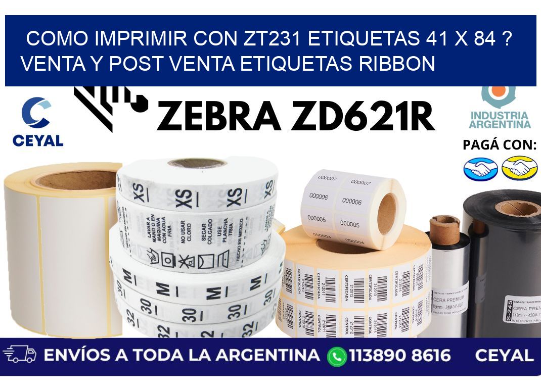 como imprimir con zt231 etiquetas 41 x 84 ? Venta y post venta etiquetas ribbon