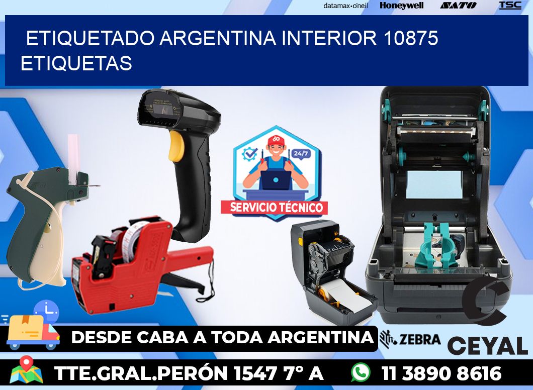 etiquetado argentina interior 10875 etiquetas