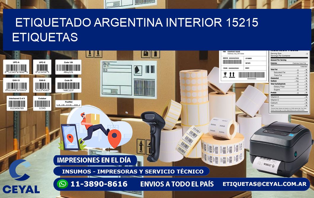 etiquetado argentina interior 15215 etiquetas
