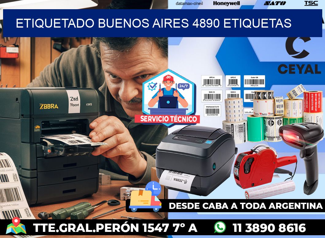 etiquetado buenos aires 4890 etiquetas