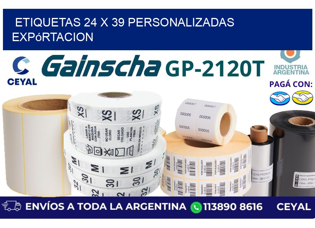 etiquetas 24 x 39 personalizadas expórtacion